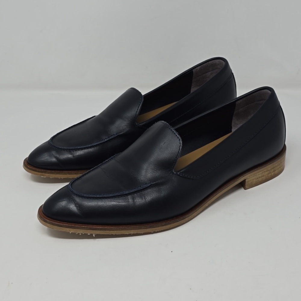 Everlane Italy The Modern Loafers Flats Black Leather Shoes
